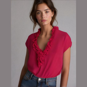 Milano Woman Fuchsia Pink Blouse Size 1X